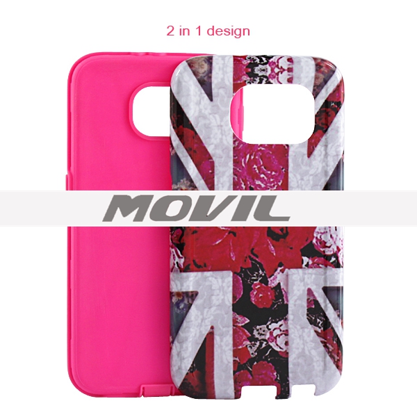 NP-2571 TPU   PC funda para Samsung Galaxy S6-8